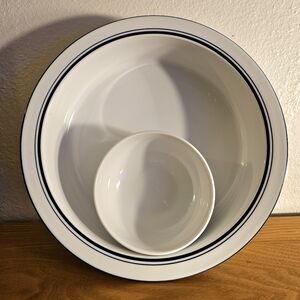 Dansk Deep Dish Casserole Dish + Bowl Bistro style